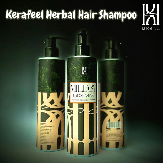 Kerafeel herbal Anti Hairfall Shampoo with Almond Oil & Vitamin E